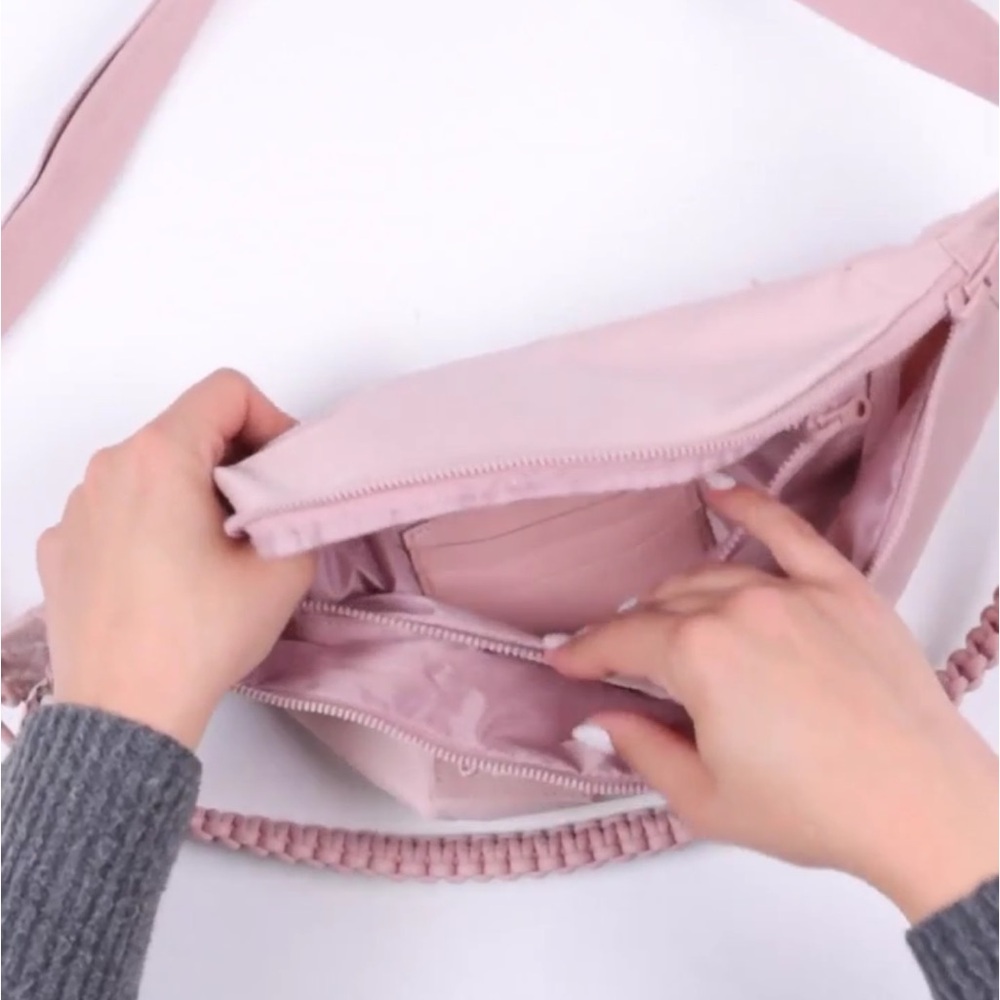 NWT Beis Sport Pack Crossbody Bag in Atlas Pink